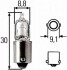 Купити Лампа 12V H5W 5W BA9s HELLA 8GH 002 473-151 (фото1) підбір по VIN коду, ціна 276 грн.