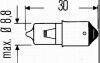 Купити Лампа 12V H5W 5W BA9s HELLA 8GH 002 473-151 (фото3) підбір по VIN коду, ціна 276 грн.