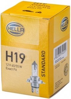 H19 12V 60/55W ЛАМПА ГАЛОГЕНОВА STANDARD HELLA 8GJ 235 698-101