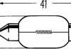 Купити Лампа розжарювання, 12V 15W SV 8,58 HELLA 8GM002091141 (фото2) підбір по VIN коду, ціна 42 грн.