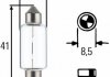 Купити C10W 24V Автомобільна лампа пальчикова (41мм)) HELLA 8GM 002 091-251 (фото1) підбір по VIN коду, ціна 30 грн.