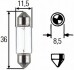 Купить ЛАМПА РАЗЖАРЕНИЯ, C5W 12V 5W SV8,5 Long Life BMW E21, E30, Renault Megane, BMW E36, Alfa Romeo 75, BMW E12, E28, E34, E23, E32, E31, Volkswagen Passat, Mercedes W124 HELLA 8GM002092171 (фото2) подбор по VIN коду, цена 162 грн.