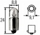 Купити Лампа 12V 2W BA9s HELLA 8GP 002 068-121 (фото1) підбір по VIN коду, ціна 23 грн.