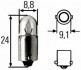 Купити Лампа 12V 2W BA9s HELLA 8GP 002 068-121 (фото2) підбір по VIN коду, ціна 23 грн.