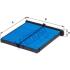 Купити Фільтр салону антибактеріальний HENGST FILTER e3903LB (фото1) підбір по VIN коду, ціна 797 грн.