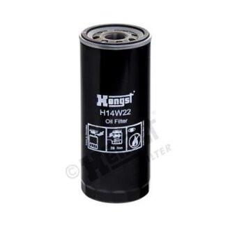 Фільтр масляний двигуна AUDI A6 3.7, 4.2 99-05 (HENGST) HENGST FILTER h14W22