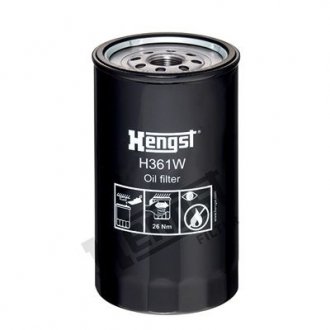 Фільтр масляний HENGST FILTER h361W