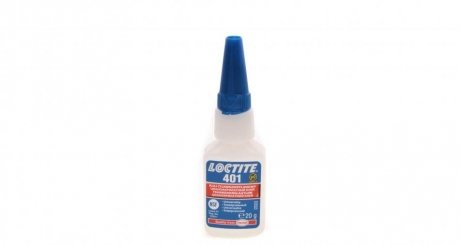 LOCTITE 401 BO20G UA суперклей универсальный (-40 до +120°С) пониженная вязкость Ford Sierra, Fiesta, Mondeo, Focus, Escort, Connect, Transit, Galaxy, S-Max, C-Max Henkel 1940066