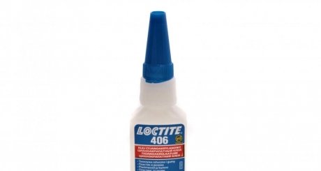 Купить LOCTITE 406 BO20G UA суперклей для резины (-40 до +120°С) высокая сорость склеивания Henkel 1955010 (фото1) подбор по VIN коду, цена 669 грн.