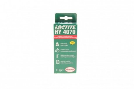 LOCTITE HY 4070 CR11G DB клей двухкомпонентный гибридный (10:1/висок. вязк./4 насадки) Ford Sierra, Fiesta, Mondeo, Focus, Escort, Connect, Transit, Galaxy, S-Max, C-Max Henkel 2237457