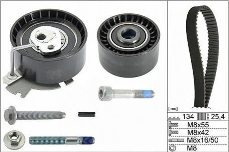 Комплект ремня ГРМ Peugeot 308, Citroen Xsara, Peugeot 206, 307, Partner, Citroen C3, C2, C4, Peugeot 207, Citroen Berlingo, C-Elysee HEPU 20-1365