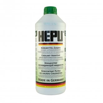 Антифриз 1.5L (концентрат зелений) HEPU p999-GRN