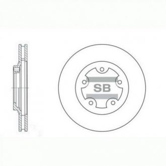 Гальмівний диск Hyundai H-1 Hi-Q (SANGSIN) sd1029