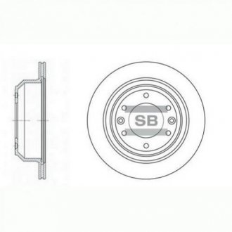 Тормозной диск Hi-Q (SANGSIN) sd1032