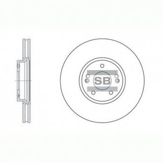 Тормозной диск Hi-Q (SANGSIN) sd1053