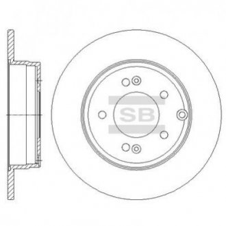 Диск тормозной Hyundai Sonata, KIA Magentis, Optima, Hyundai IX35 Hi-Q (SANGSIN) sd1099