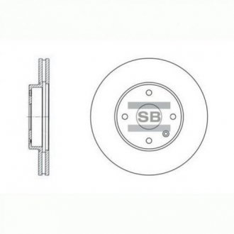 Диск тормозной Hi-Q (SANGSIN) sd3007