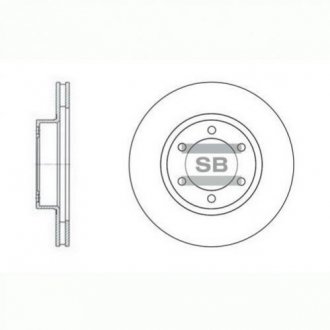 Тормозной диск Hi-Q (SANGSIN) sd4004