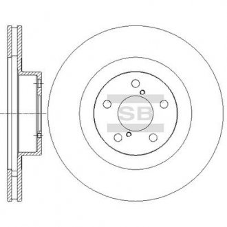 Тормозной диск передний Hi-Q (SANGSIN) sd4701