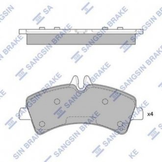 Гальмівні колодки дискові кт. Mercedes W906 Hi-Q (SANGSIN) sp1426