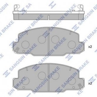 Комплект тормозных колодок. Hi-Q (SANGSIN) sp1450