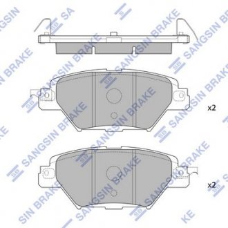 Колодки тормозные дисковые (комплект 4 шт.)) Hi-Q (SANGSIN) sp4120