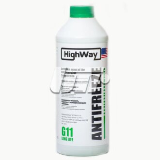 Антифриз ANTIFREEZE G11 концентрат зелений 1,5л Renault Megane, Espace, Trafic, Clio, Twingo, Safrane, Kangoo, Laguna, Dacia Logan, Nissan Primastar, Renault Fluence HighWay 10024