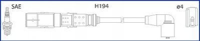 VW Комплект високовольтних проводів Golf IV,Bora,Skoda Octavia 2.0 98- HITACHI 134792