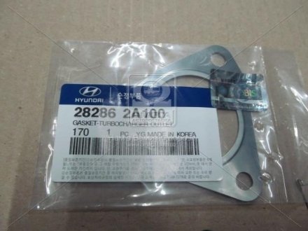 Прокладка турбины Accent / Getz 1.5d (28286-2A100) Mobis Hyundai Matrix, KIA Rio, Cerato, Picanto, Hyundai Accent, Getz, KIA Ceed, Pro Ceed, Hyundai I10, I30, Elantra Hyundai/Kia/Mobis 282862A100