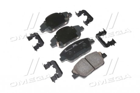 Колодки тормозные передние (вир-во Mobis) Hyundai/Kia/Mobis 581012TA00