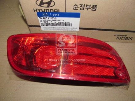 Катафот заднего бампера лв SANTA FE NEW(08~) Hyundai/Kia/Mobis 924082B010