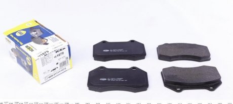 Колодки гальмівні (передні) Renault Megane II/III 04-/Scenic II/Grand Scenic I 04-09/Clio III 06-14 Ford Focus, Connect, Transit, Fiesta, Renault Megane ICER 181679