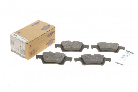 Купить Тормозные колодки (задние) Ford Connect 13-/Kuga/C-Max 08-/Focus/Mazda 3/5/Volvo C30/S40/V40/V50 03- Ford C-Max, Kuga, Mazda 5, Volvo C30, C70, S40, V50, Ford Focus, Mazda 3, Volvo V40, Ford Connect ICER 181744-396 (фото1) подбор по VIN коду, цена 919 грн.