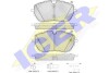Купити Колодки гальмівні (передні) Citroen C5 21-/Peugeot 308 13-/508 18-/Opel Grandland 19-/Astra L 21- ICER 182227 (фото1) підбір по VIN коду, ціна 1380 грн.