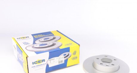 Диск гальмівний (передній) VW T4 90-03 (282x18) (з покриттям) (повний) Volkswagen Transporter ICER 78BD3018-2