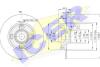 Купити Диск гальмівний (задній) Citroen C3 09-/C4/Peugeot 307/207 04-/208 12- (249х9 (+ABS) (з підшипником) Citroen C4, Peugeot 307, 207 ICER 78BD4745-1 (фото1) підбір по VIN коду, ціна 3385 грн.