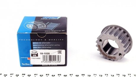 Купить Шестерня коленвала Renault Kangoo 1.9 dCi 97-07 IJS GROUP 18-1028 (фото1) подбор по VIN коду, цена 359 грн.