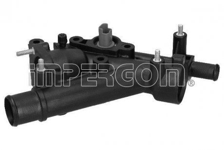 Купити Фланець системи охолодження Peugeot 307/407 2.2 16V/2.7HDi 04- IMPERGOM 90036 (фото1) підбір по VIN коду, ціна 1519 грн.