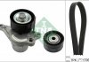 Купити Комплект ременя генератора Renault Megane II 2.0 dCi 05-09 (7PK1705) Nissan X-Trail, Renault Megane, Latitude, Laguna, Espace, Scenic, Nissan Qashqai, Renault Grand Scenic, Koleos INA 529 0423 10 (фото1) підбір по VIN коду, ціна 3847 грн.