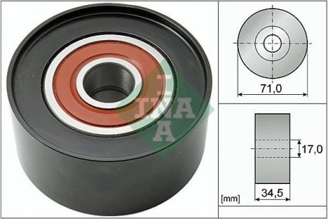 Купити Обвідний ролик Mazda CX-7, 6, 5, 3 INA 532 0542 10 (фото1) підбір по VIN коду, ціна 4647 грн.