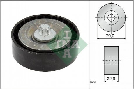 Ролик генератора MB Vito(W447) 1.6CDI/2.2CDI, 14-, OM622/651 Mercedes W213, S213, C124, C207, C238, A124, A207, A238, GLC-Class INA 532 0895 10