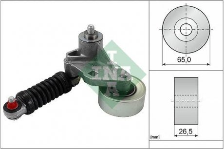 Натяжна планка Peugeot 306, Partner, Citroen Xsara, Peugeot 206, 307, Citroen Berlingo, C3, C2 INA 534 0037 10