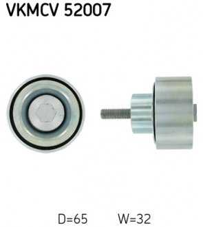 Шків (ролік верхній) (генератора) 65mm IVECO 504065877