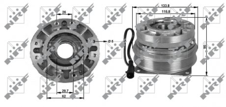 Вискозная муфта IVECO 5801480322