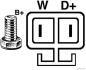 Купити Генератор Opel Astra, Corsa, Combo, Honda Civic, Opel Meriva, Volkswagen Golf JAKOPARTS 32068020 (фото4) підбір по VIN коду, ціна 6151 грн.