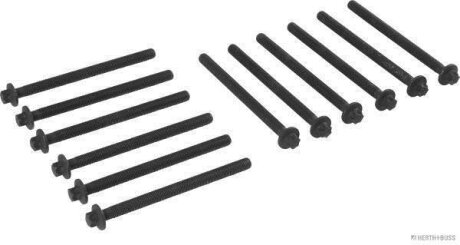 Болт головки циліндрів (компл.) 12 шт. Chevrolet AVEO 05-, Opel ZAFIRA 11- Opel Astra, Corsa, Chevrolet Aveo, Opel Meriva, Insignia, Zafira, Chevrolet Cruze JAKOPARTS j1280905