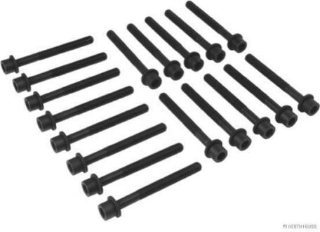 Болт головки циліндрів (компл.) 18 шт. Nissan NAVARA, X-TRAIL -13 Nissan Almera, Primera, Pathfinder, Navara JAKOPARTS j1281027