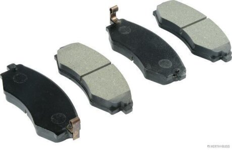 Колодки гальмівні дискові (комплект 4 шт) JAKOPARTS j3600517