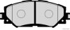 Купить Колодки гальмівні передні LEXUS, TOYOTA Toyota Verso, Corolla, Auris, Yaris JAKOPARTS j3602125 (фото2) подбор по VIN коду, цена 795 грн.