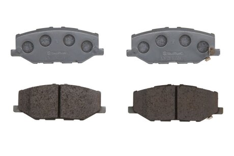 Колодки гальмівні дискові (комплект 4 шт) JAKOPARTS j3608012